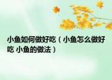 小鱼如何做好吃（小鱼怎么做好吃 小鱼的做法）