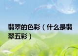 翡翠的色彩（什么是翡翠五彩）