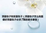烫面包子和发面包子（烫面包子怎么和面 做好烫面包子必须了解的基本要领）