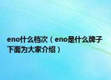 eno什么档次（eno是什么牌子 下面为大家介绍）
