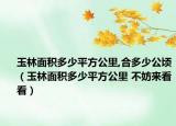 玉林面积多少平方公里,合多少公顷（玉林面积多少平方公里 不妨来看看）