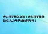 大力马子线怎么选（大力马子线优缺点 大力马子线的利与弊）