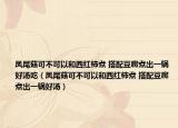 凤尾菇可不可以和西红柿煮 搭配豆腐煮出一锅好汤吃（凤尾菇可不可以和西红柿煮 搭配豆腐煮出一锅好汤）