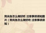 狗光鱼怎么做好吃 注意事项须知图片（狗光鱼怎么做好吃 注意事项须知）