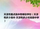 天津市重点高中有哪些学校（天津有多少高中 天津有多少所高级中学）