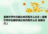魔兽世界怀旧服达纳苏斯怎么出去（魔兽世界怀旧服联盟达纳苏斯怎么去 魔兽技巧）