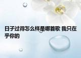 日子过得怎么样是哪首歌 我只在乎你的