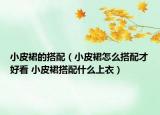 小皮裙的搭配（小皮裙怎么搭配才好看 小皮裙搭配什么上衣）