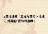p图加标签（怎样在图片上加标记 好用的P图软件推荐）