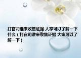打官司谁来收集证据 大家可以了解一下什么（打官司谁来收集证据 大家可以了解一下）