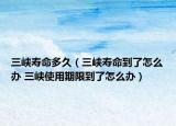 三峡寿命多久（三峡寿命到了怎么办 三峡使用期限到了怎么办）