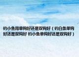钓小鱼用单钩好还是双钩好（钓白条单钩好还是双钩好 钓小鱼单钩好还是双钩好）