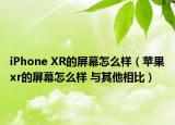iPhone XR的屏幕怎么样（苹果xr的屏幕怎么样 与其他相比）