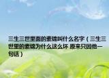 三生三世里面的素锦叫什么名字（三生三世里的素锦为什么这么坏 原来只因他一句话）