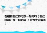 石榴和西红柿可以一起吃吗（西红柿和石榴一起吃吗 下面为大家解答）