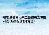 藕怎么会黑（藕里面的黑去除用什么 为你介绍4种方法）