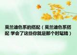 莫兰迪色系的搭配（莫兰迪色系搭配 学会了这些你就是那个时髦精）
