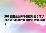 热水器的温度传感器在哪里（热水器测温传感器在什么位置 你知道吗）