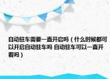 自动驻车需要一直开启吗（什么时候都可以开启自动驻车吗 自动驻车可以一直开着吗）