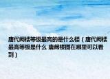 唐代阙楼等级最高的是什么楼（唐代阙楼最高等级是什么 唐阙楼图在哪里可以看到）