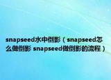 snapseed水中倒影（snapseed怎么做倒影 snapseed做倒影的流程）