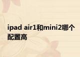 ipad air1和mini2哪个配置高