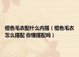 橙色毛衣配什么内搭（橙色毛衣怎么搭配 你懂搭配吗）
