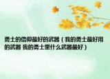 勇士的信仰最好的武器（我的勇士最好用的武器 我的勇士里什么武器最好）