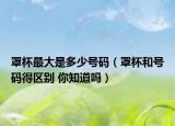 罩杯最大是多少号码（罩杯和号码得区别 你知道吗）