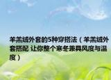 羊羔绒外套的5种穿搭法（羊羔绒外套搭配 让你整个寒冬兼具风度与温度）