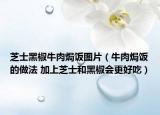 芝士黑椒牛肉焗饭图片（牛肉焗饭的做法 加上芝士和黑椒会更好吃）