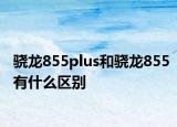 骁龙855plus和骁龙855有什么区别