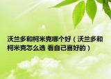 沃兰多和柯米克哪个好（沃兰多和柯米克怎么选 看自己喜好的）