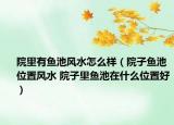院里有鱼池风水怎么样（院子鱼池位置风水 院子里鱼池在什么位置好）