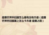 魔兽世界怀旧服怎么看有没有杰德（魔兽世界怀旧服黑上怎么卡杰德 魔兽之路）