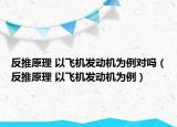反推原理 以飞机发动机为例对吗（反推原理 以飞机发动机为例）