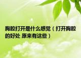 胸腔打开是什么感觉（打开胸腔的好处 原来有这些）