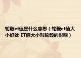轮毂et值是什么意思（轮毂et值大小好处 ET值大小对轮毂的影响）