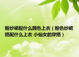 粉纱裙配什么颜色上衣（粉色纱裙搭配什么上衣 小仙女的穿搭）