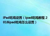 iPad吃鸡设置（ipad吃鸡教程 2018ipad吃鸡怎么设置）