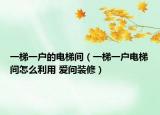 一梯一户的电梯间（一梯一户电梯间怎么利用 爱问装修）
