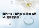 海格H6c（海格h6c的排量 海格h6c的详细参数）