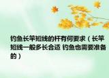 钓鱼长竿短线的杆有何要求（长竿短线一般多长合适 钓鱼也需要准备的）