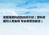 菜板用塑料的到底好不好（塑料菜板对人有害吗 专家来帮你解答）