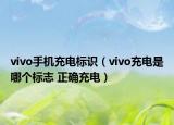 vivo手机充电标识（vivo充电是哪个标志 正确充电）