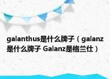 galanthus是什么牌子（galanz是什么牌子 Galanz是格兰仕）