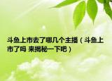 斗鱼上市去了哪几个主播（斗鱼上市了吗 来揭秘一下吧）