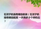 石河子机场有哪些航线（石河子机场有哪些航班 一共有多少个停机位）