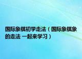 国际象棋初学走法（国际象棋象的走法 一起来学习）