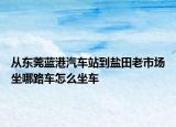 从东莞蓝港汽车站到盐田老市场坐哪路车怎么坐车